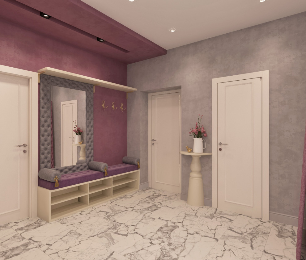 Эклектичный интерьер в ЖК Петровский, 100 кв. м. (г. Новосибирск)