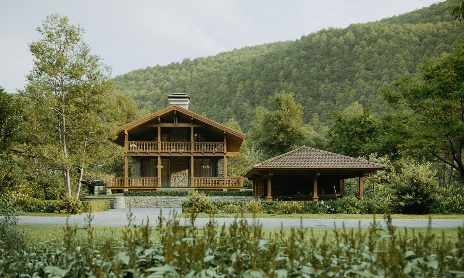 Обложка проекта: Дом в Грузии