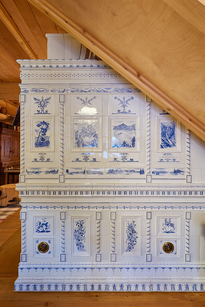 Интерьер деревянного дома в русском стиле