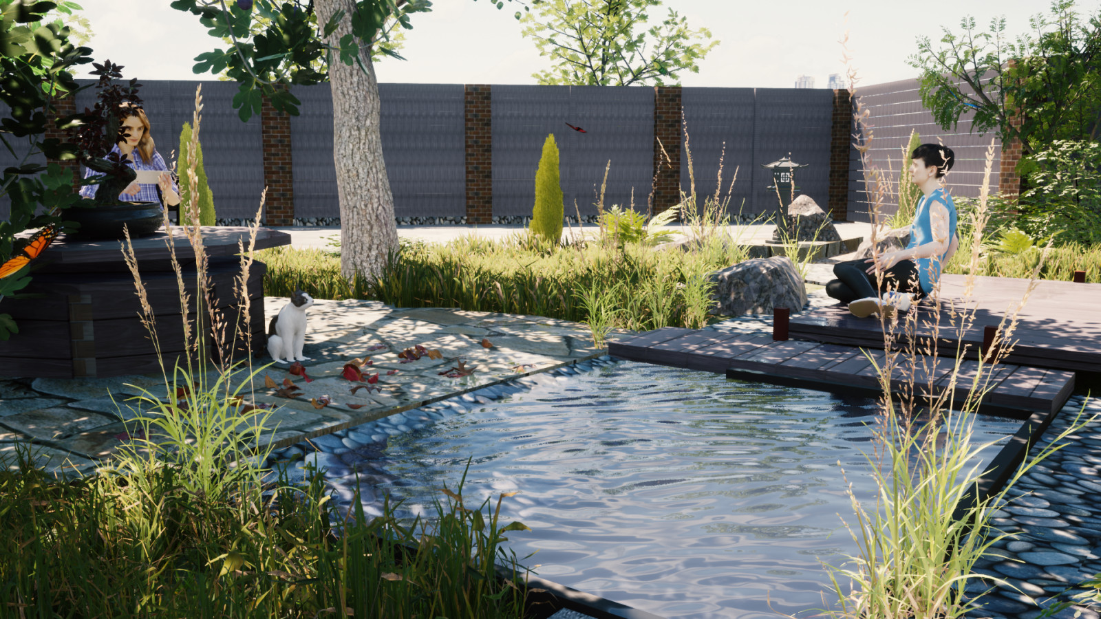 Благоустройство дачного участка. Сад в японском стиле