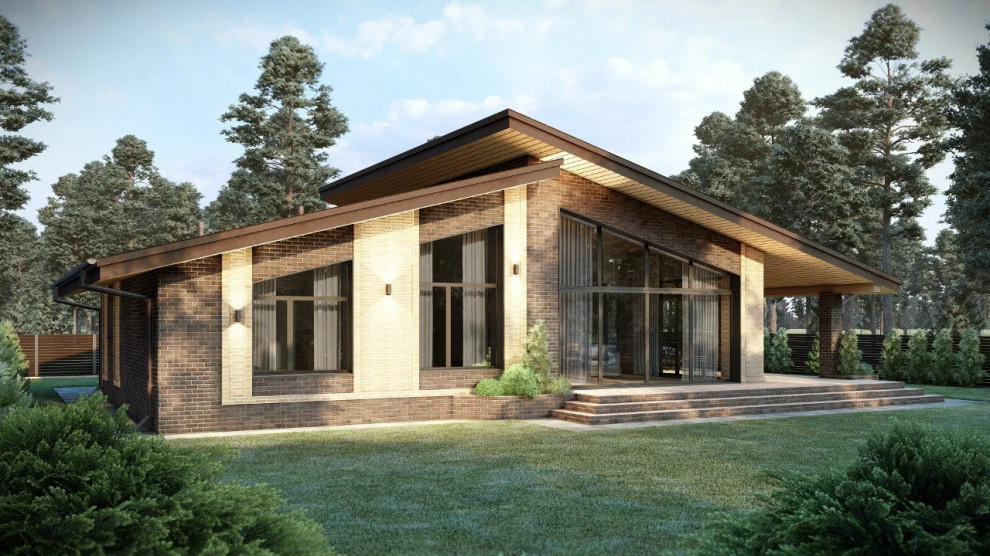 ПРОЕКТ ДОМА ИЗ КИРПИЧА 133,58М²