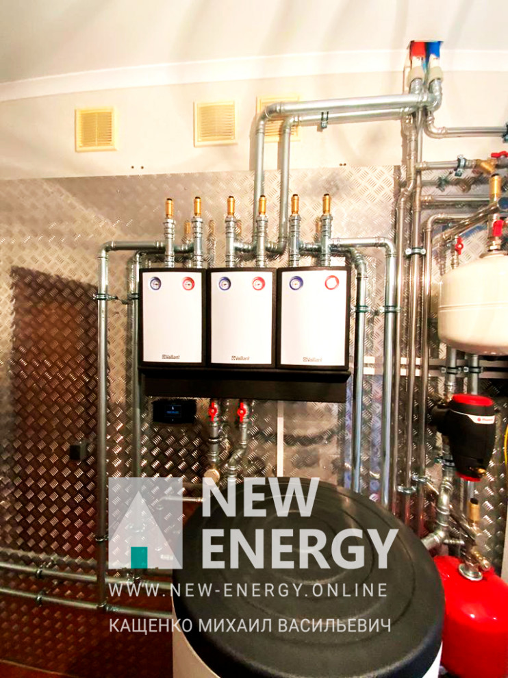 Реконструкция системы отопления и кондиционирования на базе теплового насоса