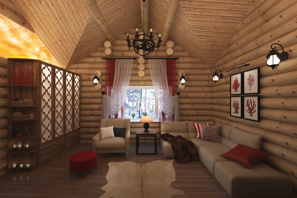 Гостевой дом с сауной для молодой пары, 41 кв.м.