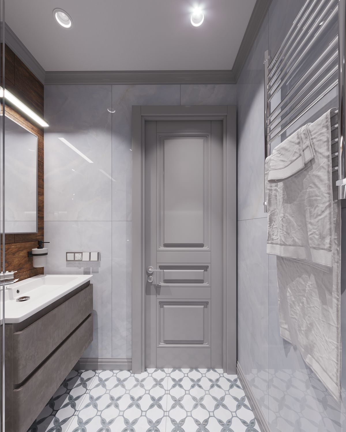 Колоритная квартира для семьи с двумя детьми (девочками)