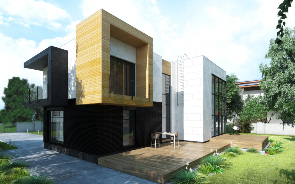 Двухэтажный жилой дом