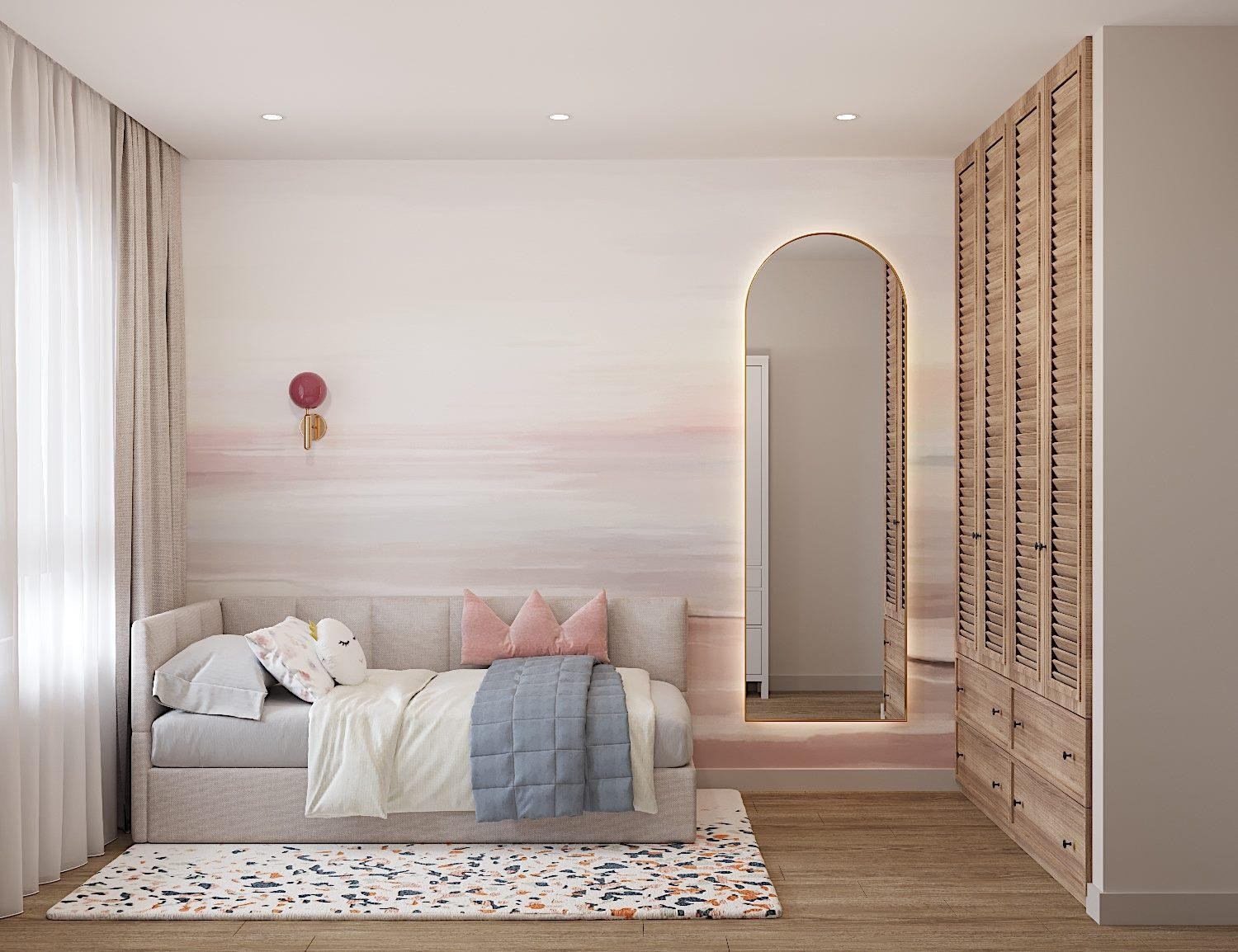 Яркая эклектичная квартира 85м2 в Новороссийске