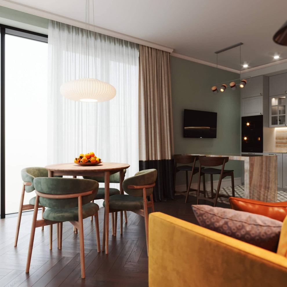 Дизайн и ремонт квартиры в ЖК «Джаз» — Природные мотивы