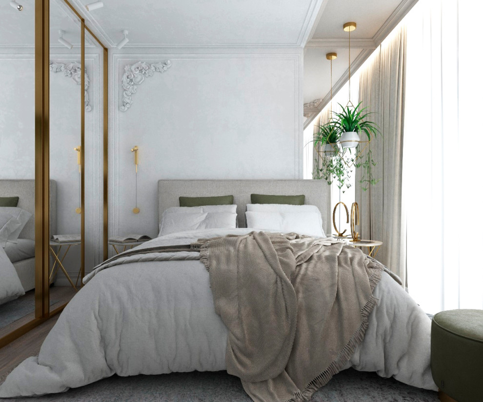 Обложка проекта: Спальня в стиле неоклассика
