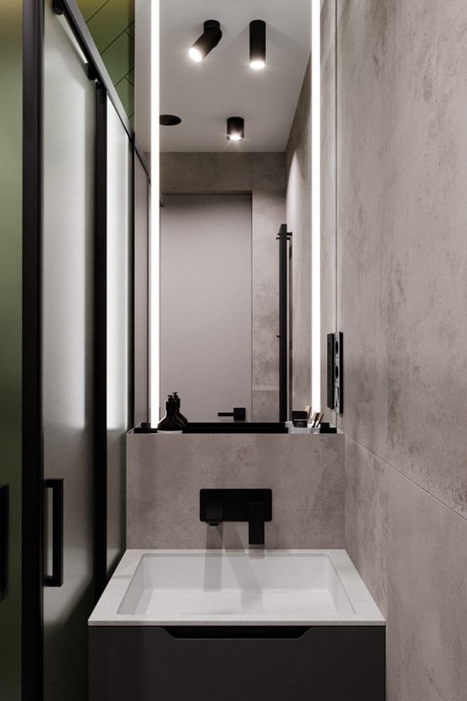 Евро трехкомнатная квартира в современном стиле ЖК Атмосфера