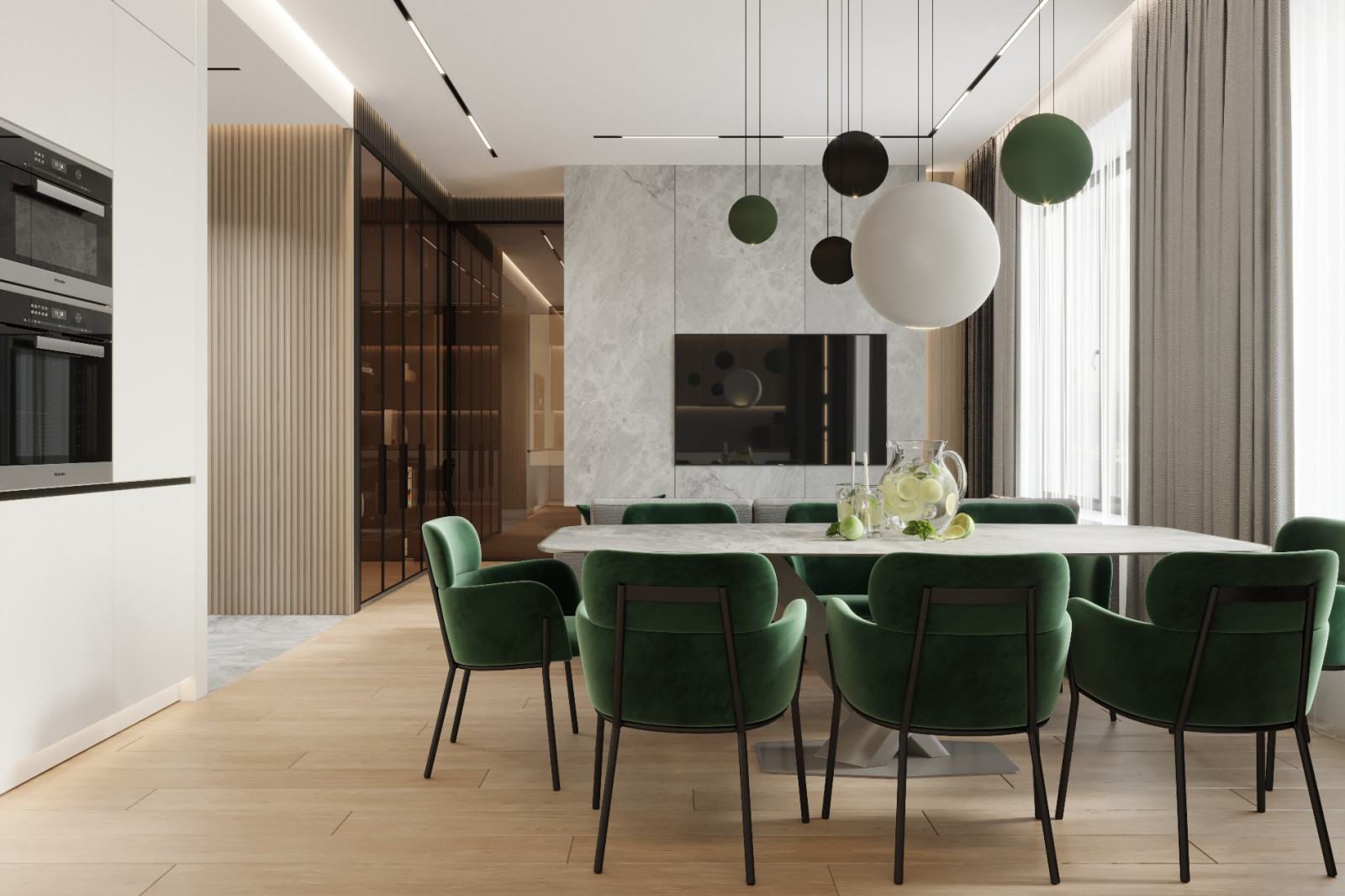 Обложка проекта: ЖК «СЕРЕБРЯНЫЙ ПАРК» (121 М2)