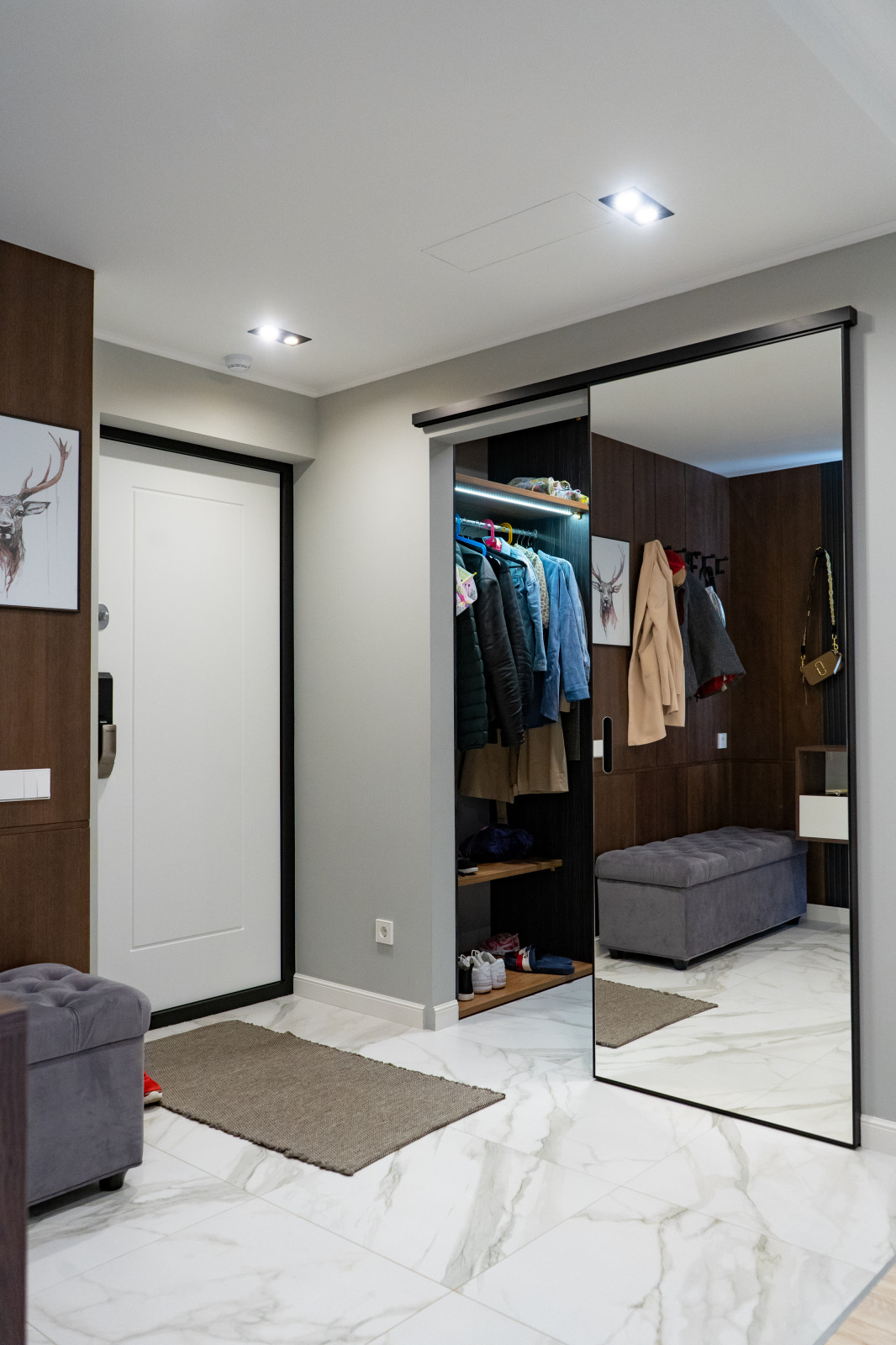 Дизайн интерьера трехкомнатной квартиры в г. Видное