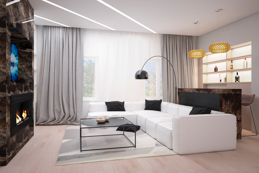 Обложка проекта: Дизайн гостиной в частном доме