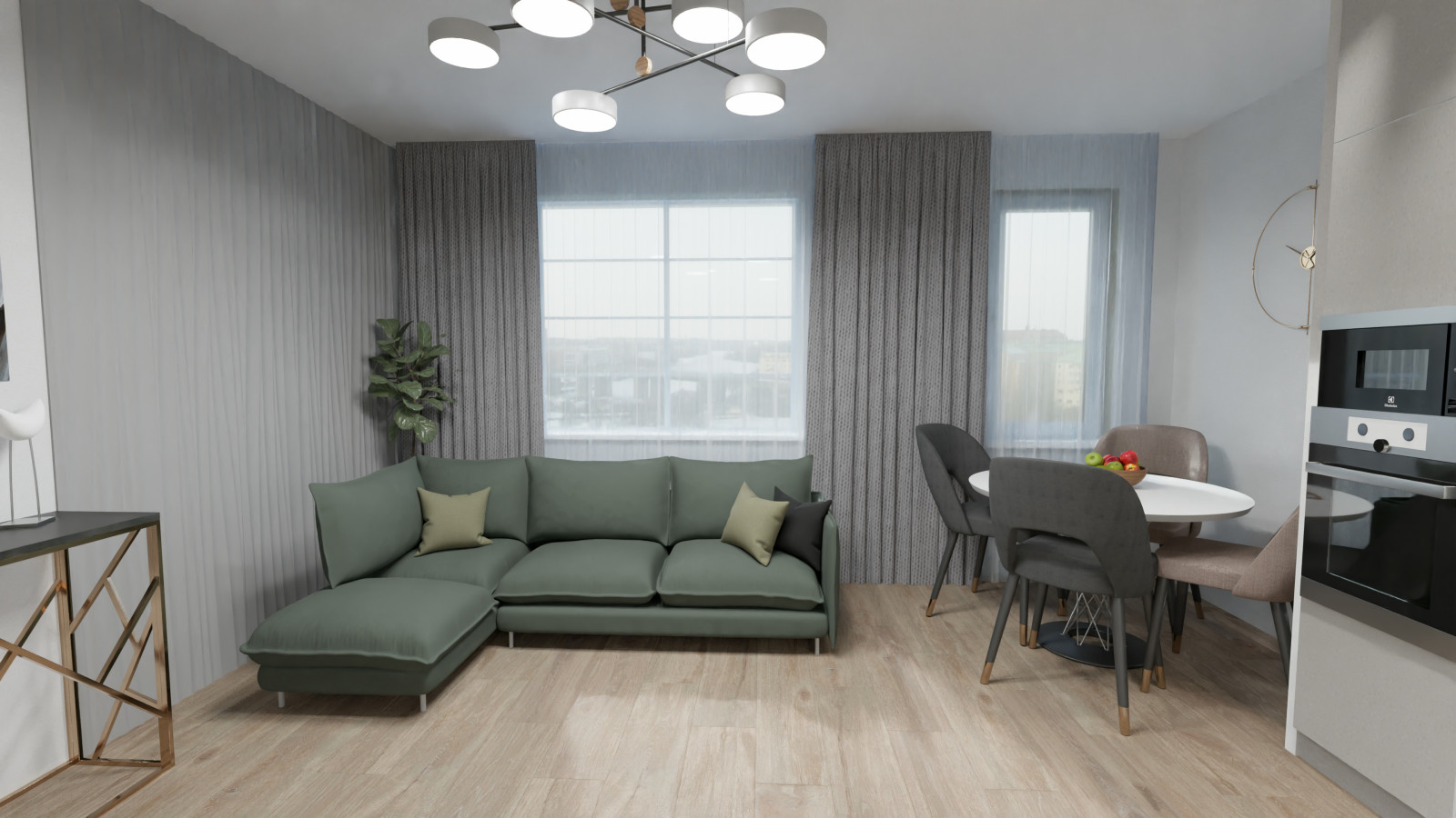 Квартира для молодой семьи. Евротрешка.