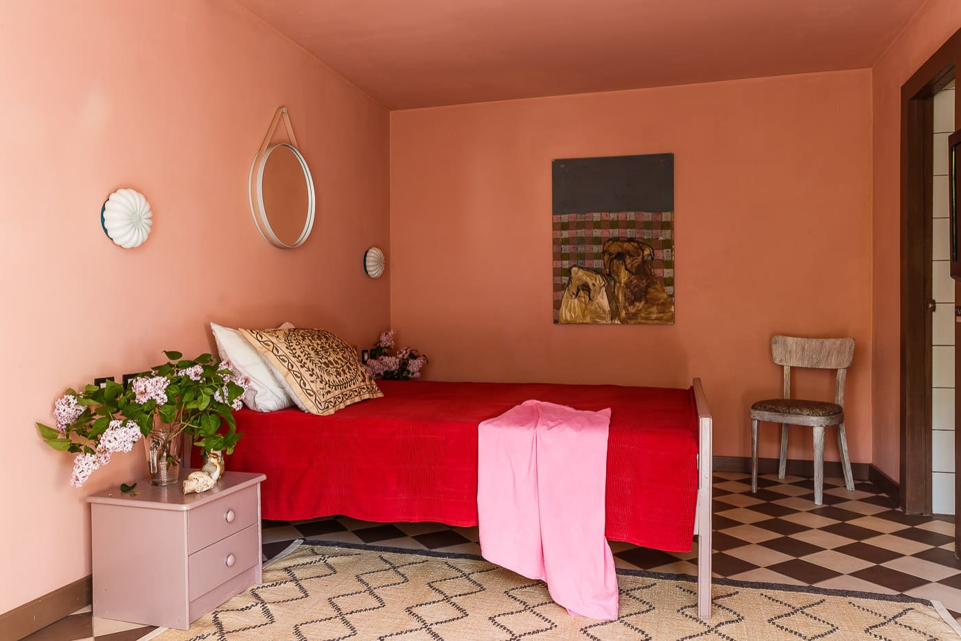 Розовый номер