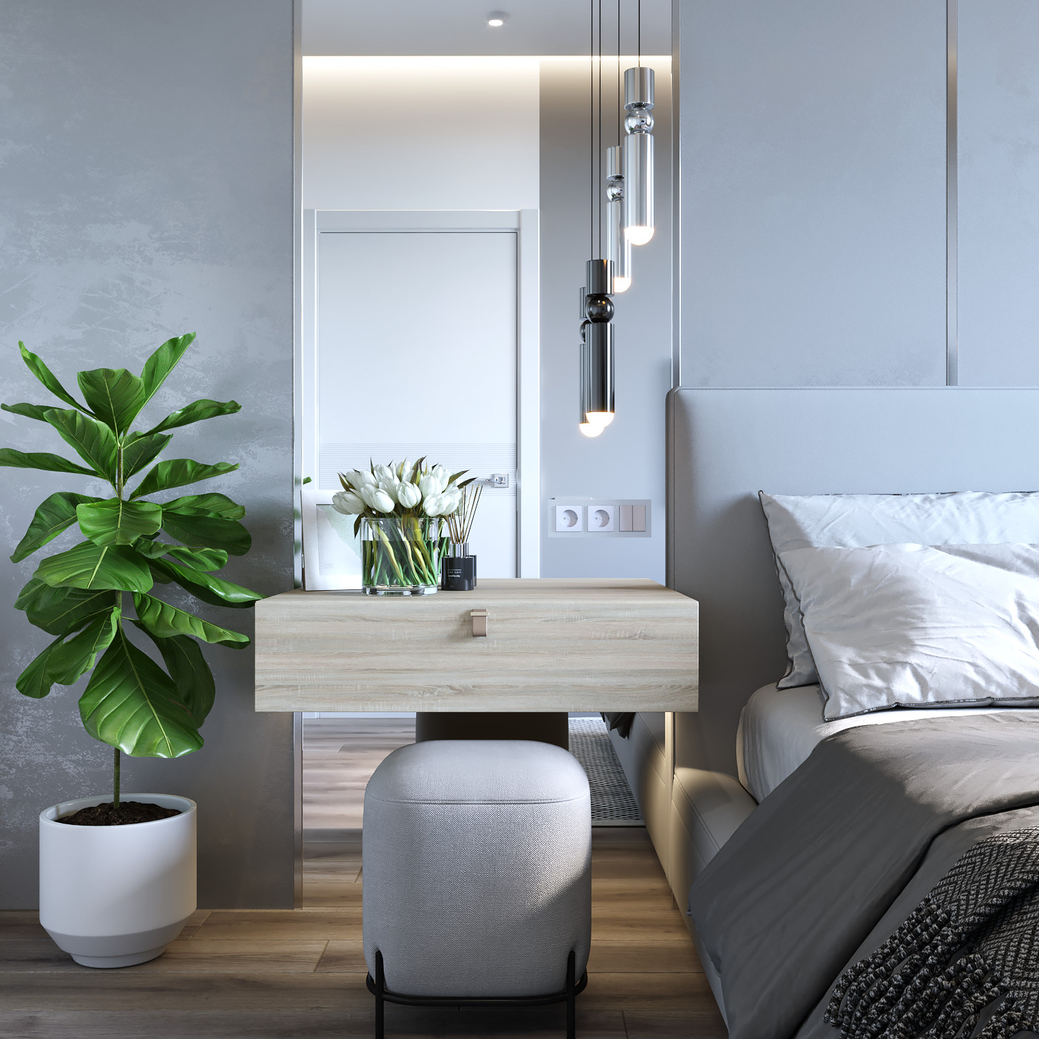 Проект квартиры в Москве 61 м.кв