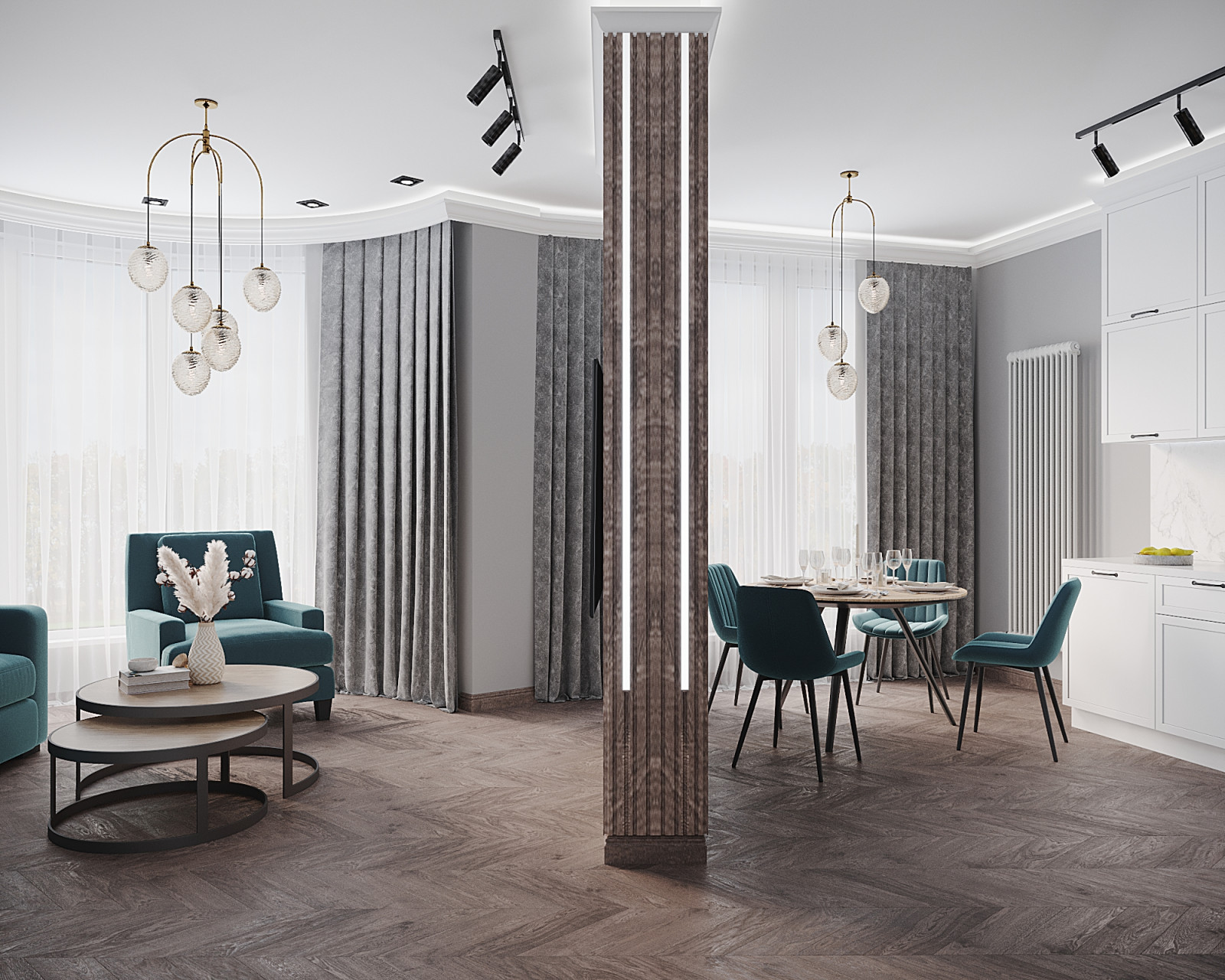ЖК Алия, 1 комната, 53 м²