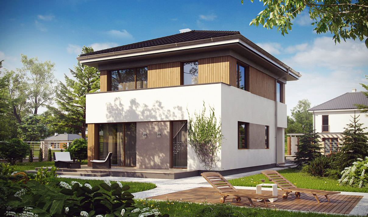 Обложка проекта: Проект дома в стиле Хай-тек  Z295