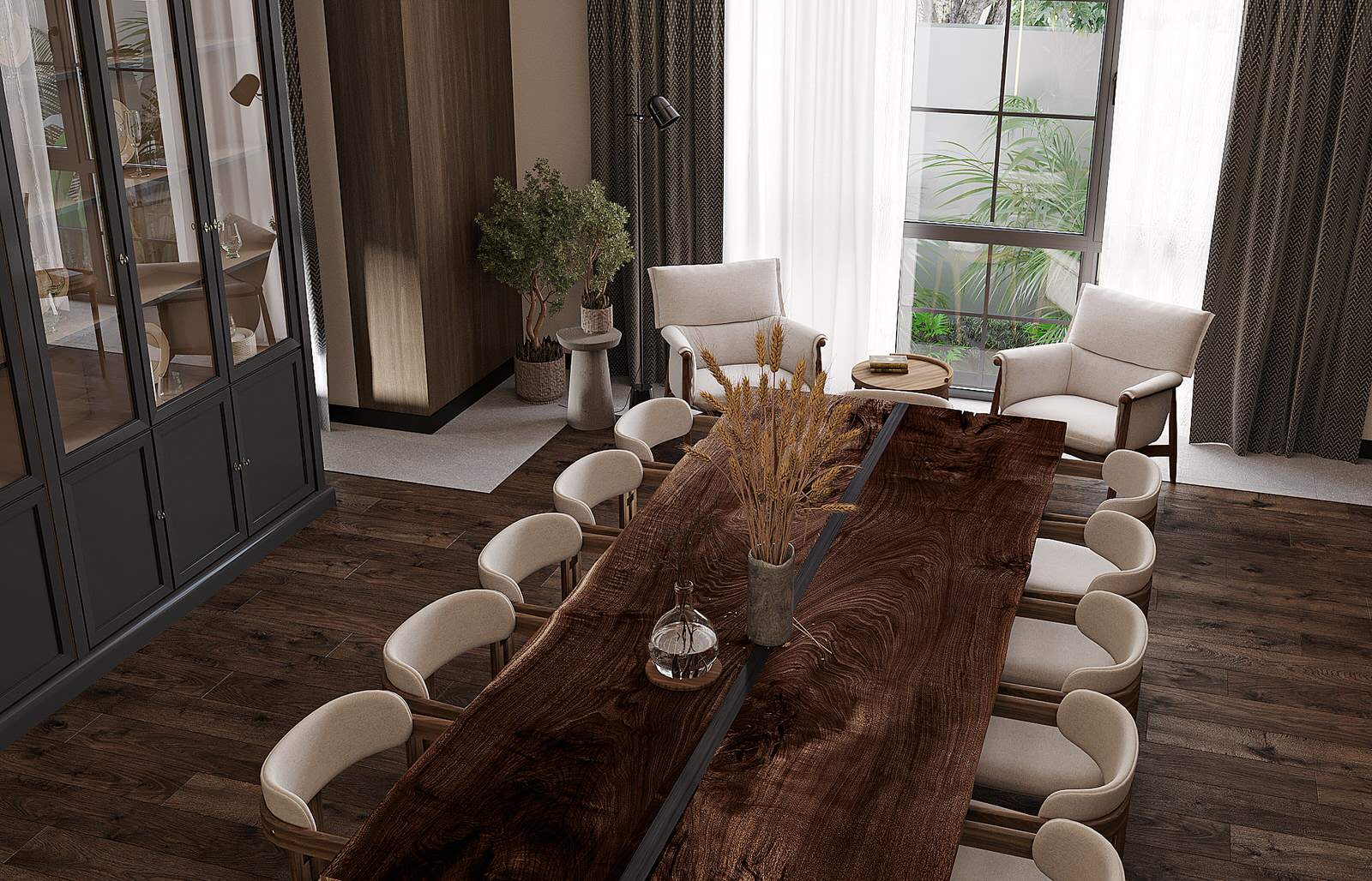 Interior with Wooden Elements