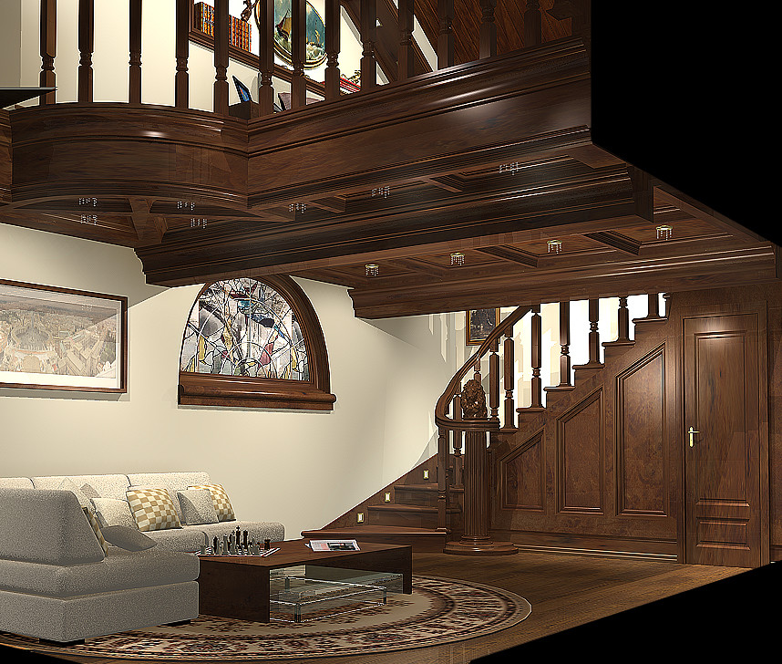 интерьеры коттеджа