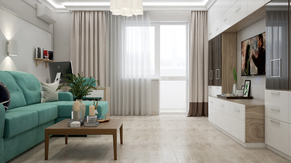 Дизайн проект двухкомнатной квартиры для молодой семьи