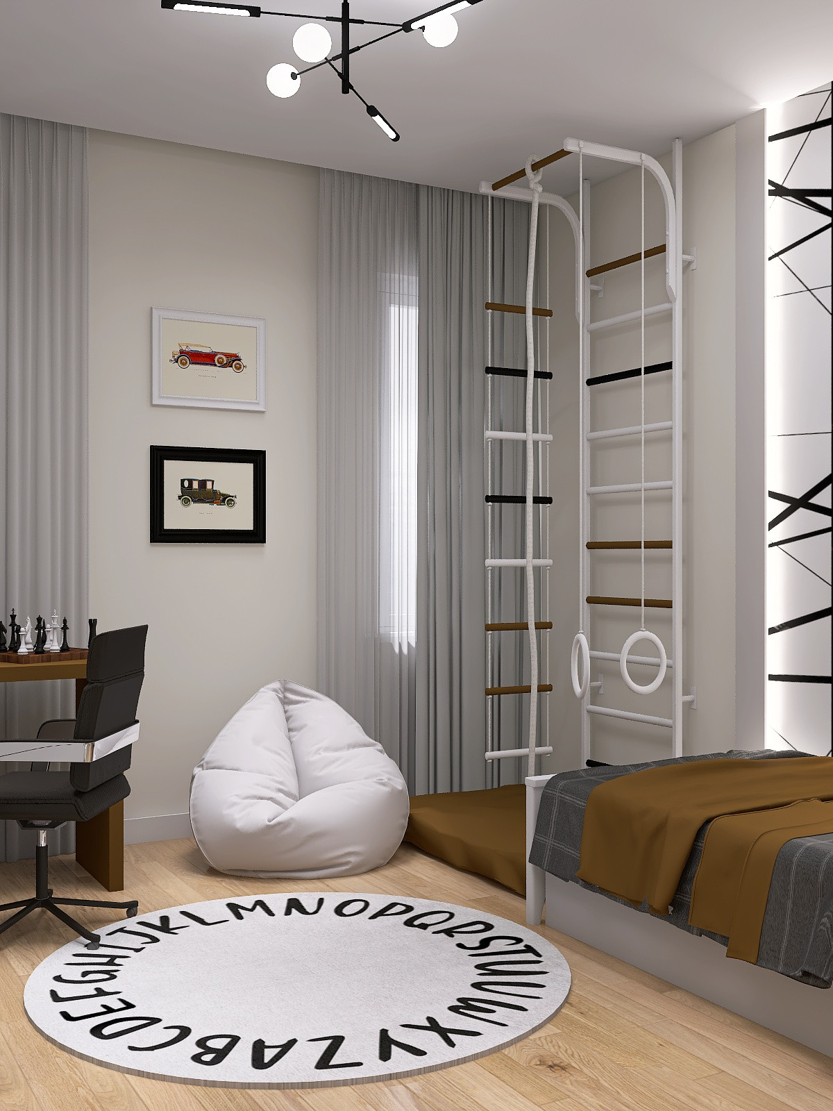 г. Санкт-Петербург. Частичный проект двух детских и спальни