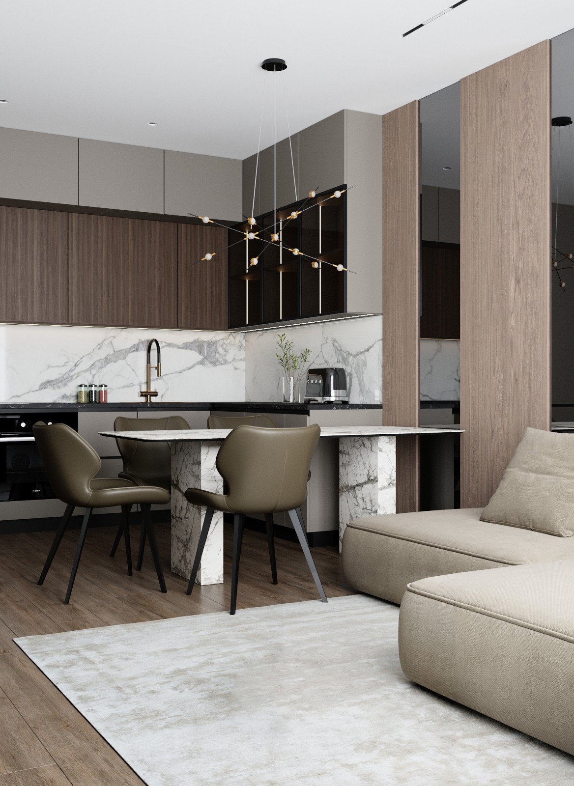 Обложка проекта: Интерьер квартиры в современном стиле