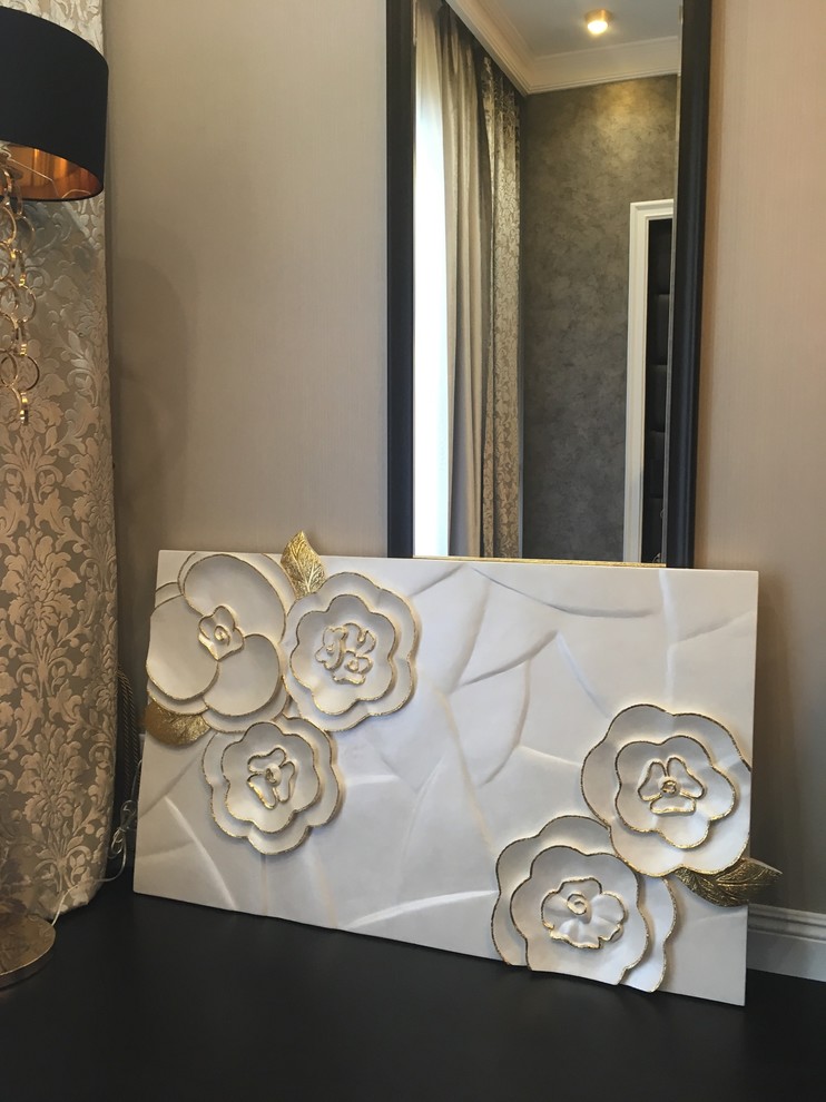 Обложка проекта: Панно "Белые цветы"