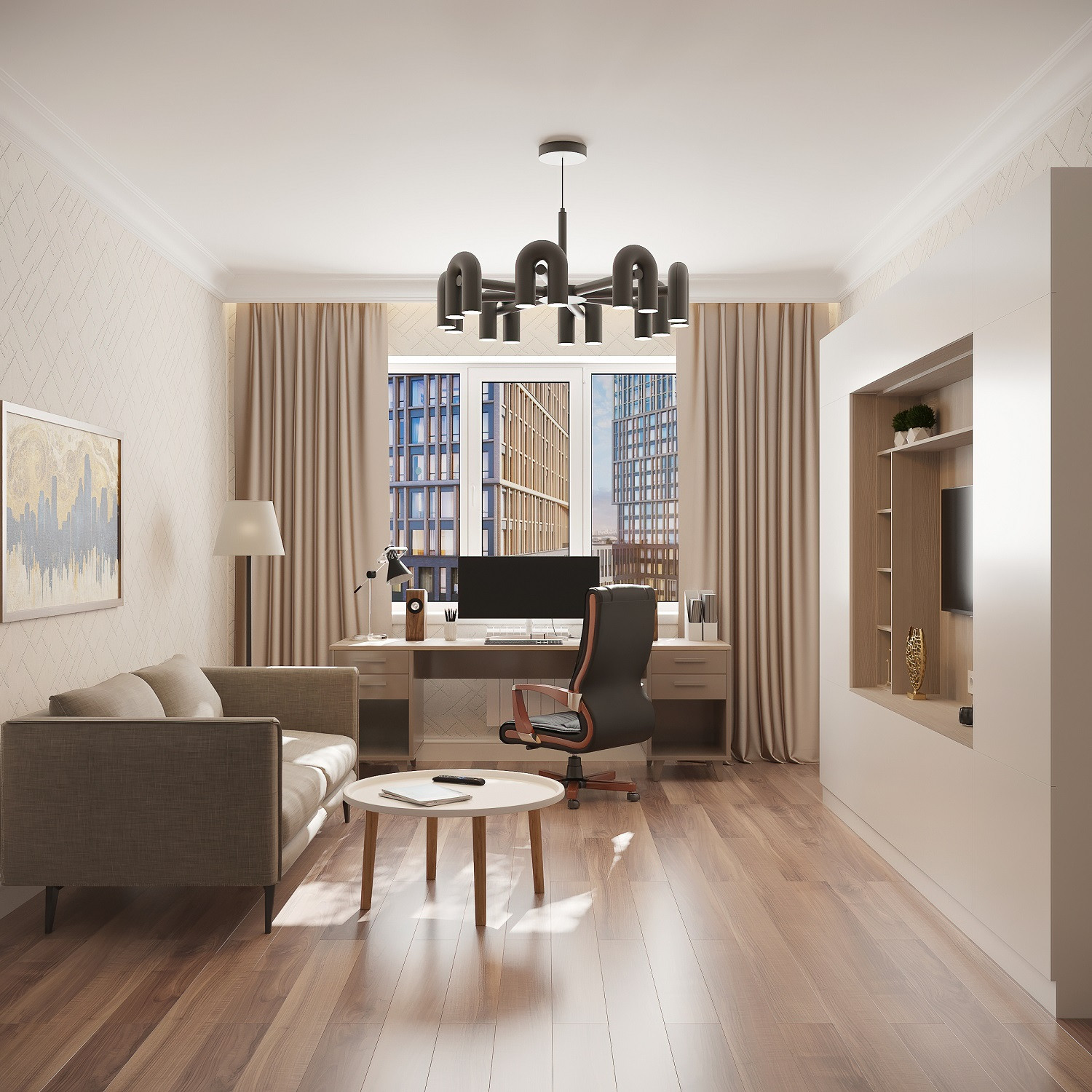 Обложка проекта: Отделка 1 комнатной квартиры в ЖК Правда