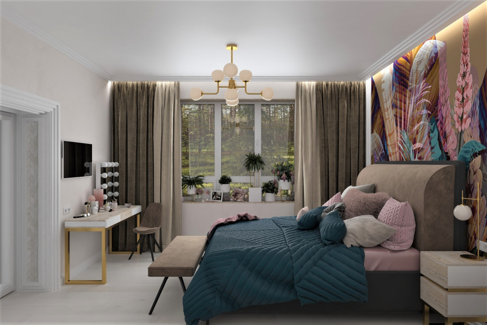 Дизайн интерьера частного дома первого этажа.