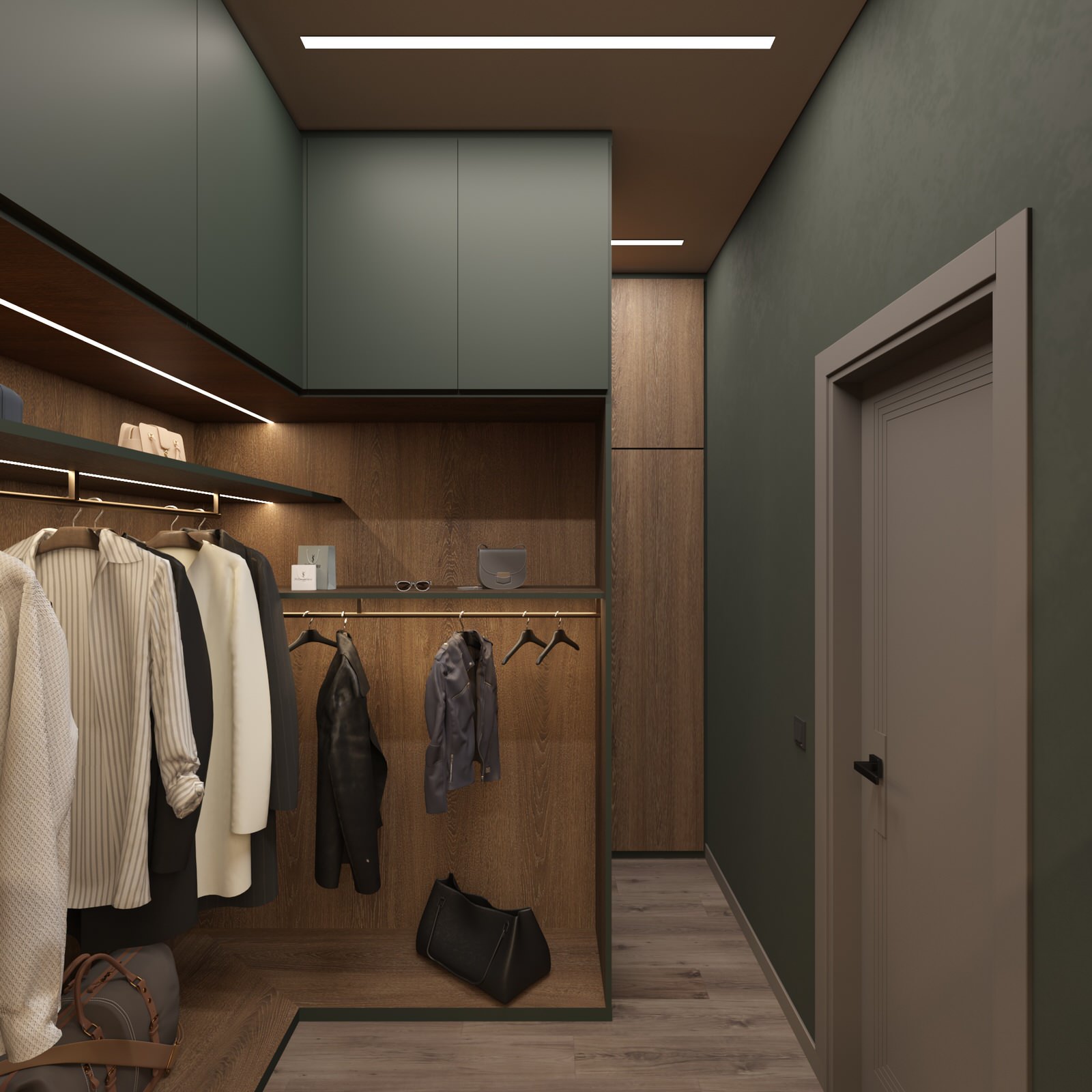 Гардеробная, совмещенная с хоз.комнатой 7,6 м²