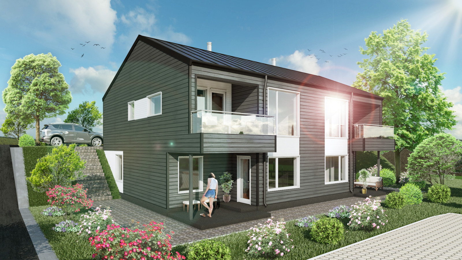 Визуализация жилого комплекса в г. Сочи