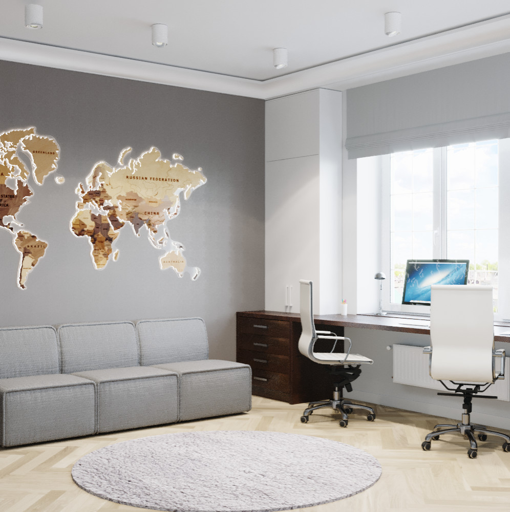 Игровая 21 кв. м. в современном стиле