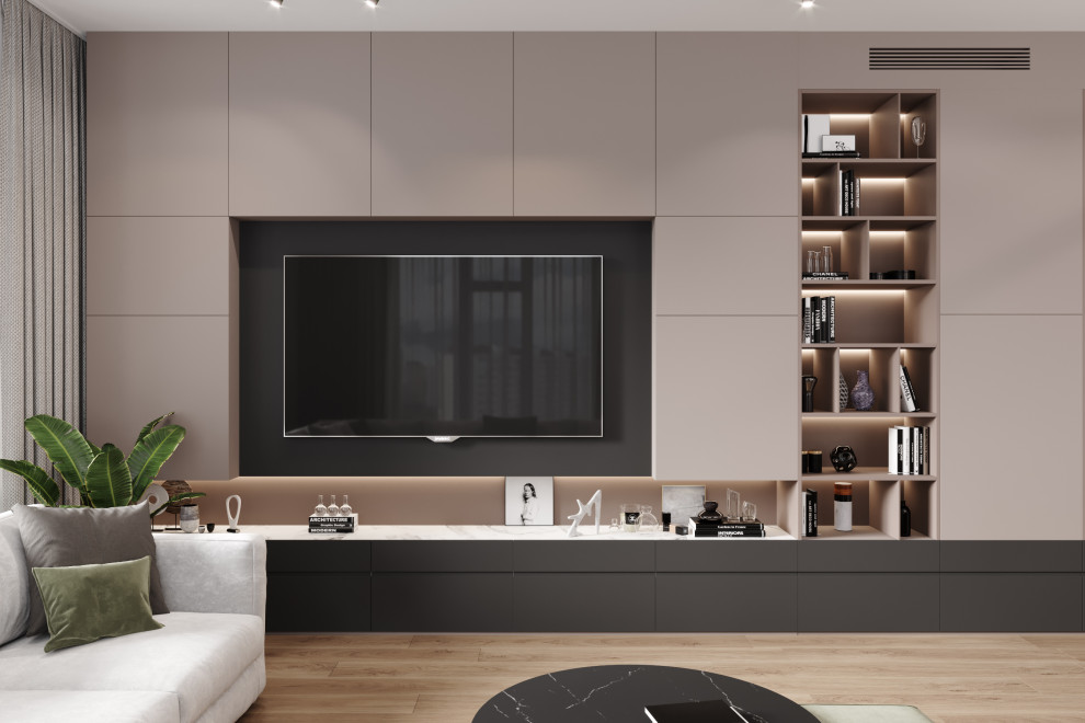 Квартира 127 кв.м. в современном стиле в ЖК Серебряный Парк.