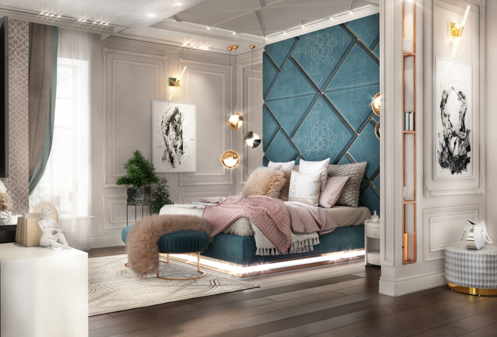 Спальня в стиле арт-деко