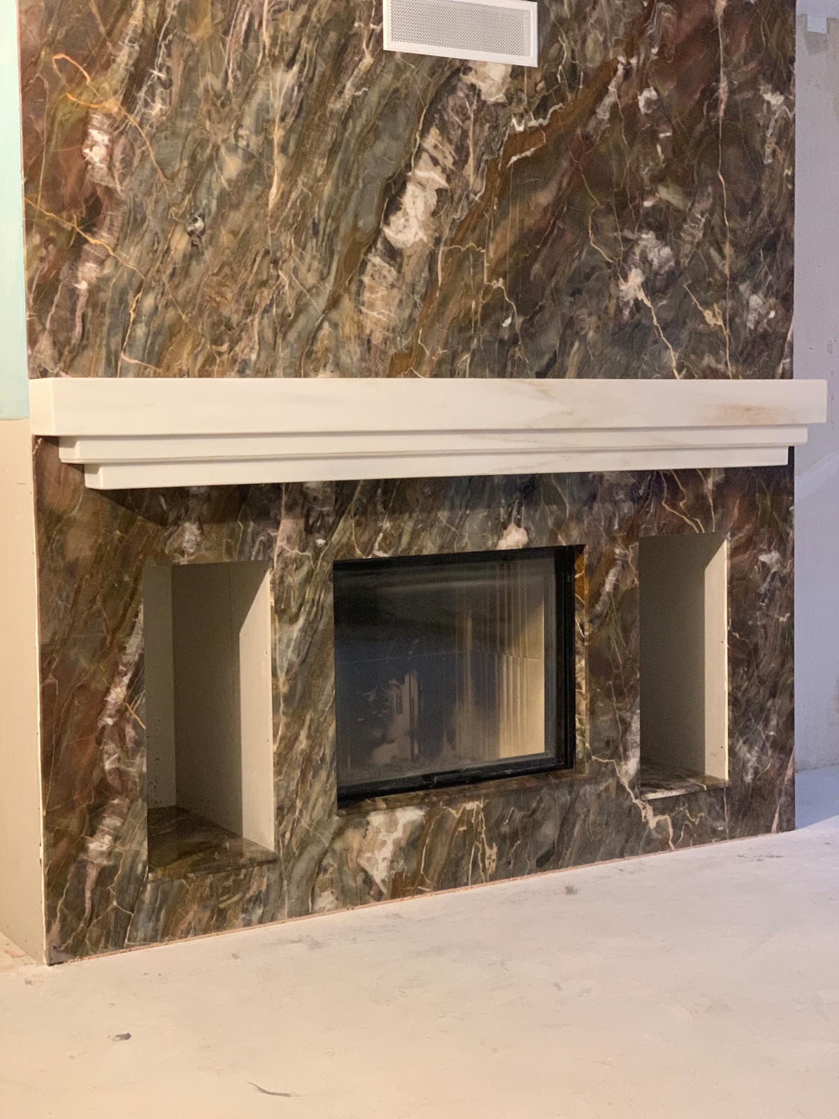 Облицовка камина