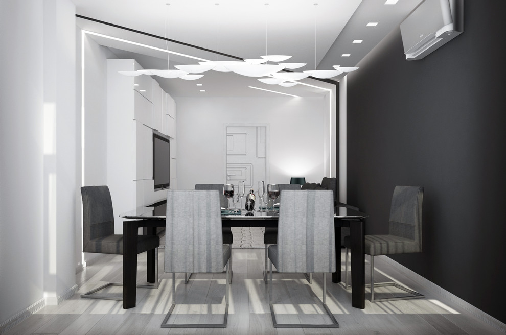 Квартира Множество оттенков серого — Гостиная