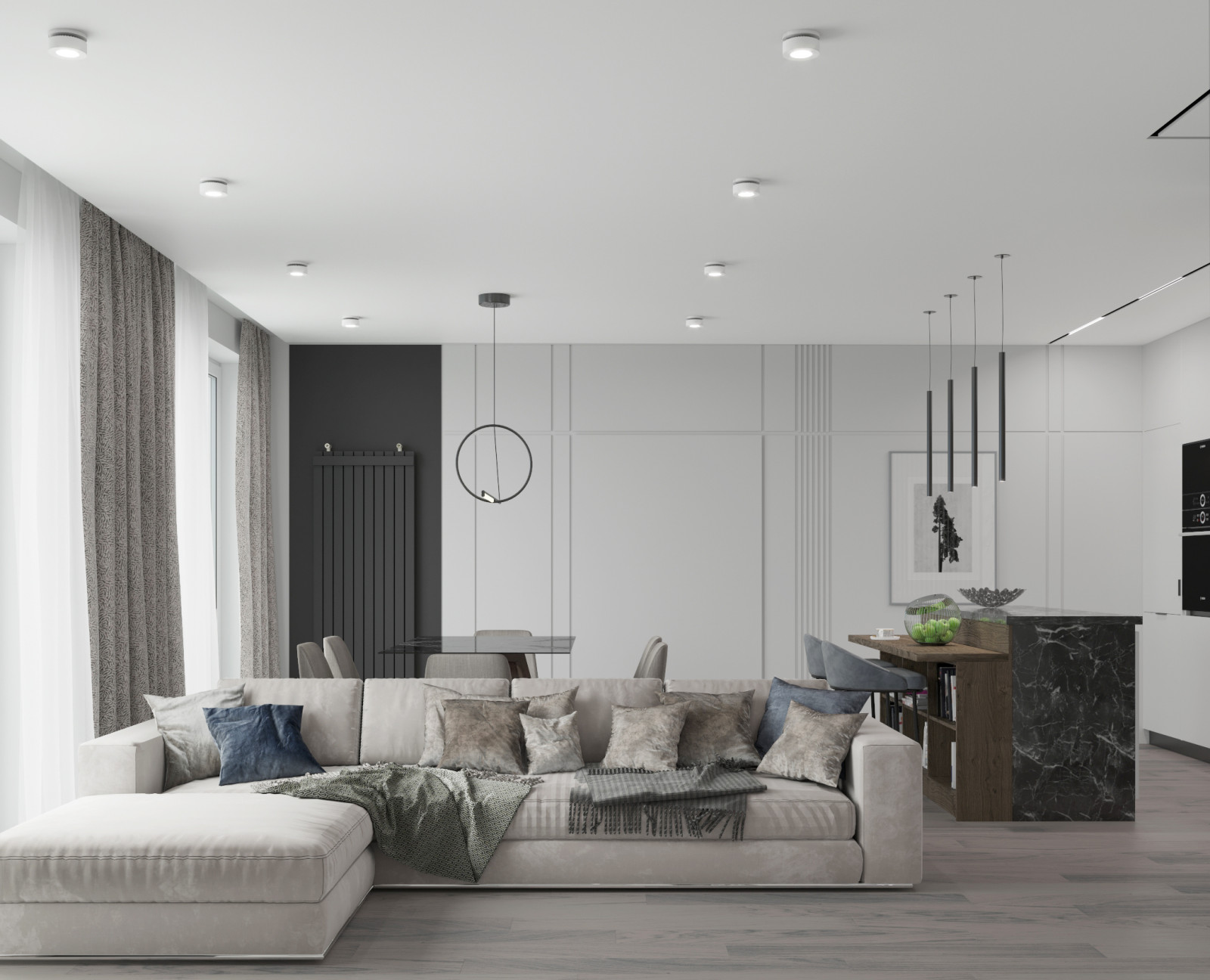 Кухня-гостиная