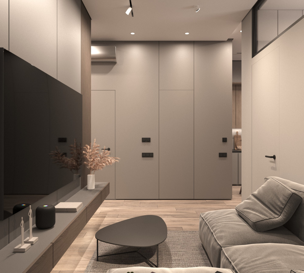 Дизайн-проект квартиры 46м2. Минимализм