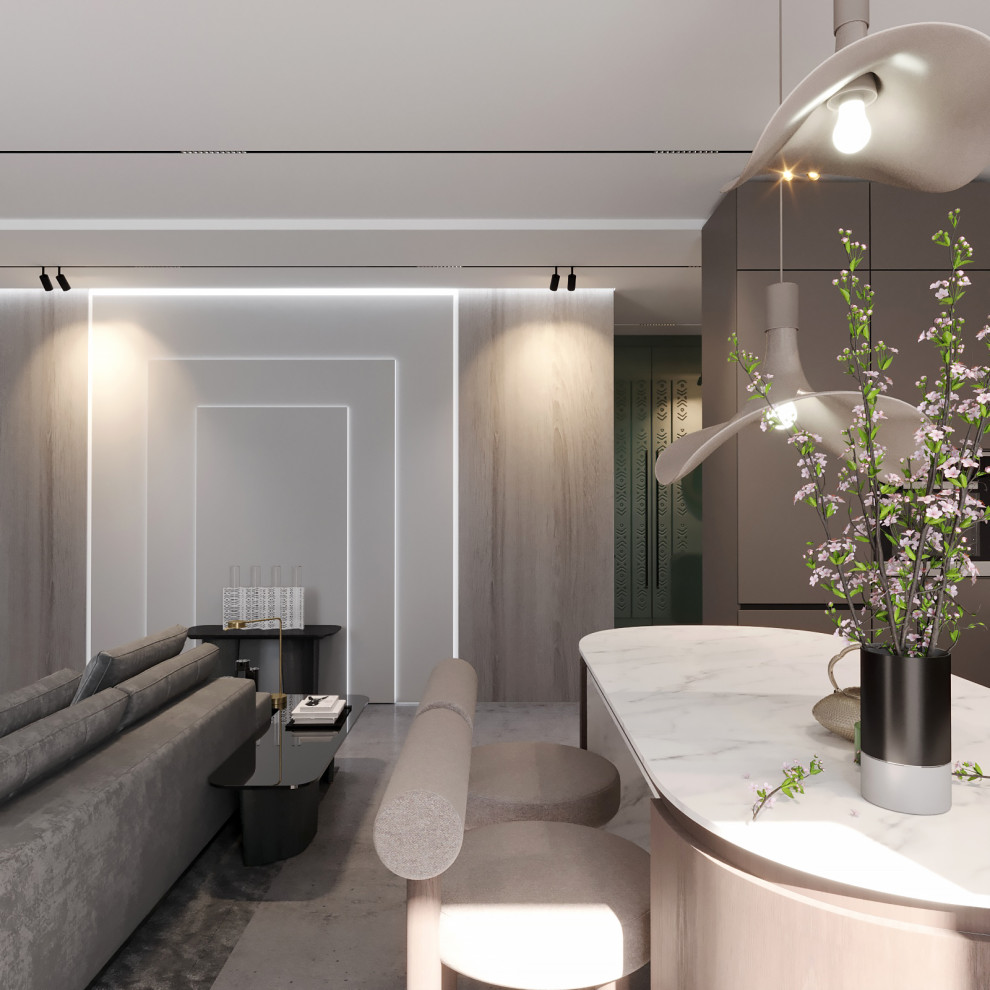 Квартира с этническим декором, 100 м2