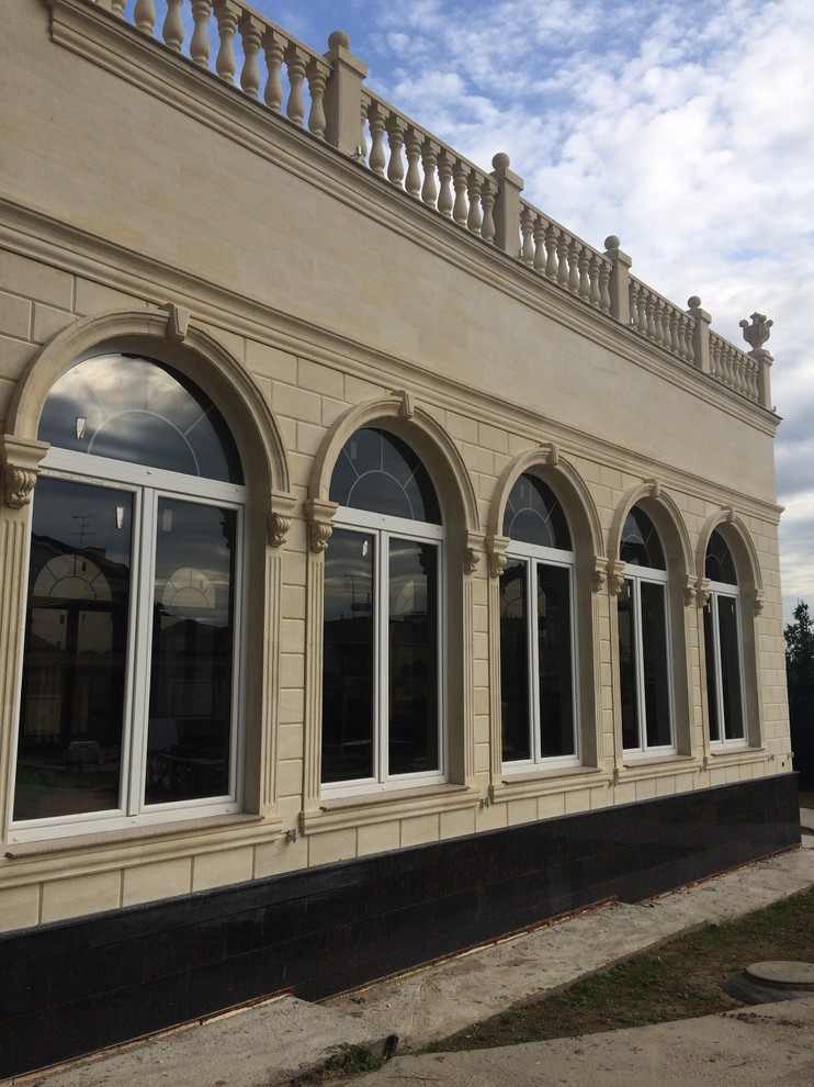 Облицовка фасадов натуральным камнем