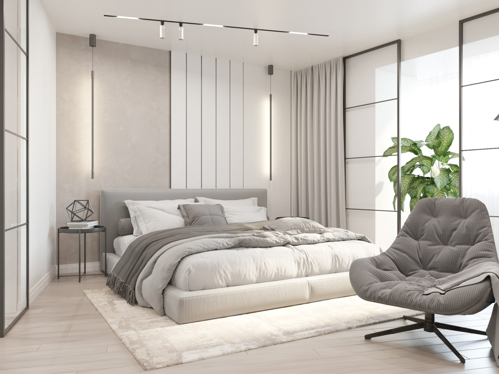 Белый, бежевый, серый...