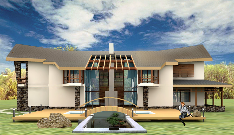 Рабочий проект дома у деревни Зенькино Истринского района Московской области.