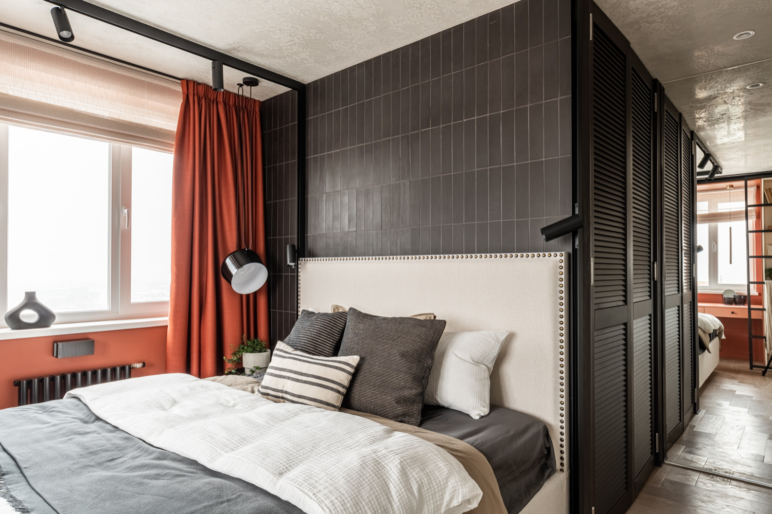 Спальня с огоньком