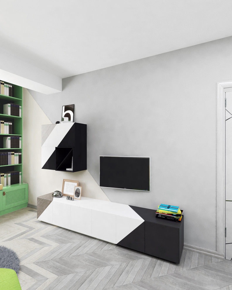 Гостинная и спальня в современном стиле