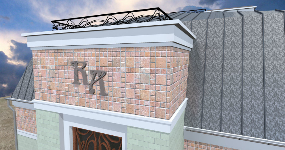 Дизайн-проект фасада родового гнезда в стиле Модерн