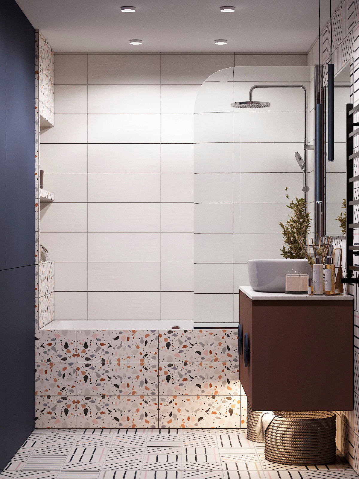 Обложка проекта: Ванная комната для большой семьи