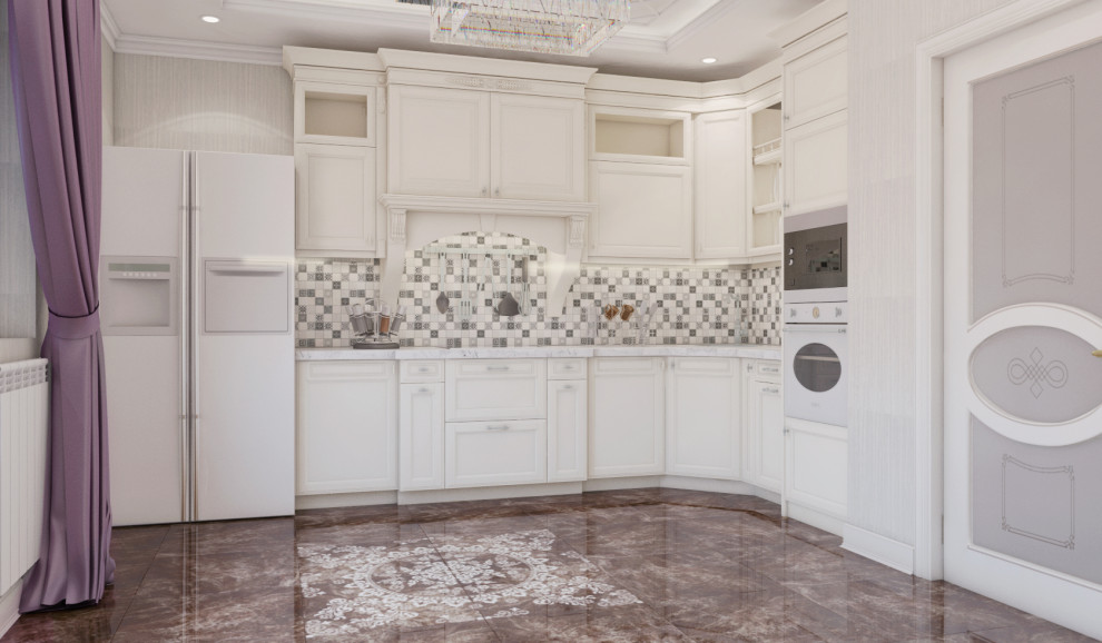 3х-комн. квартира для семьи в стиле неоклассика