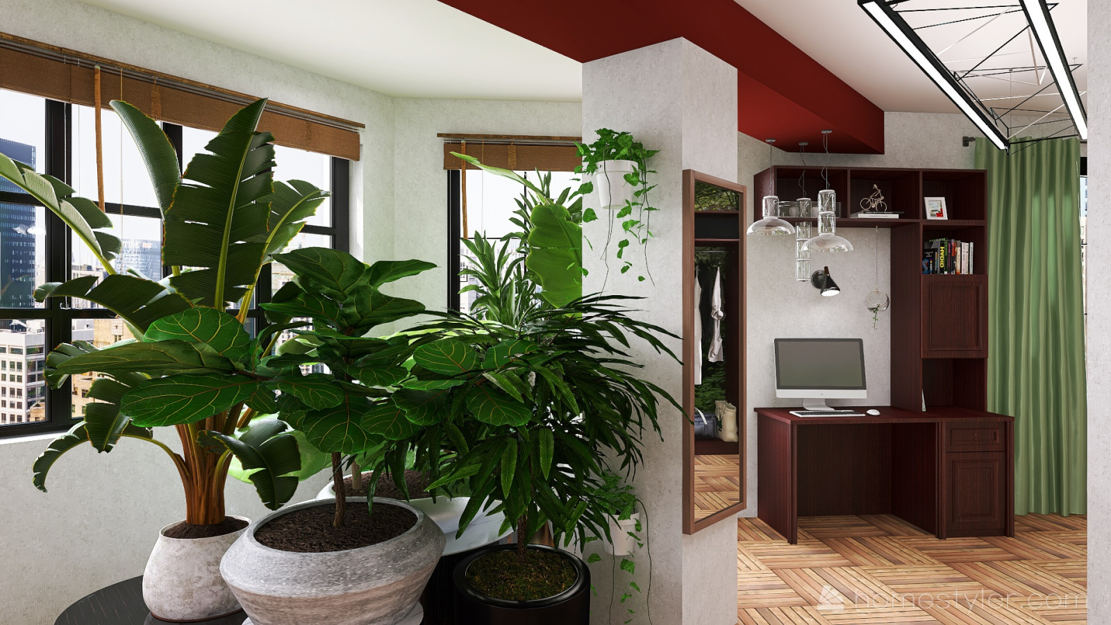 Вид рабочее место