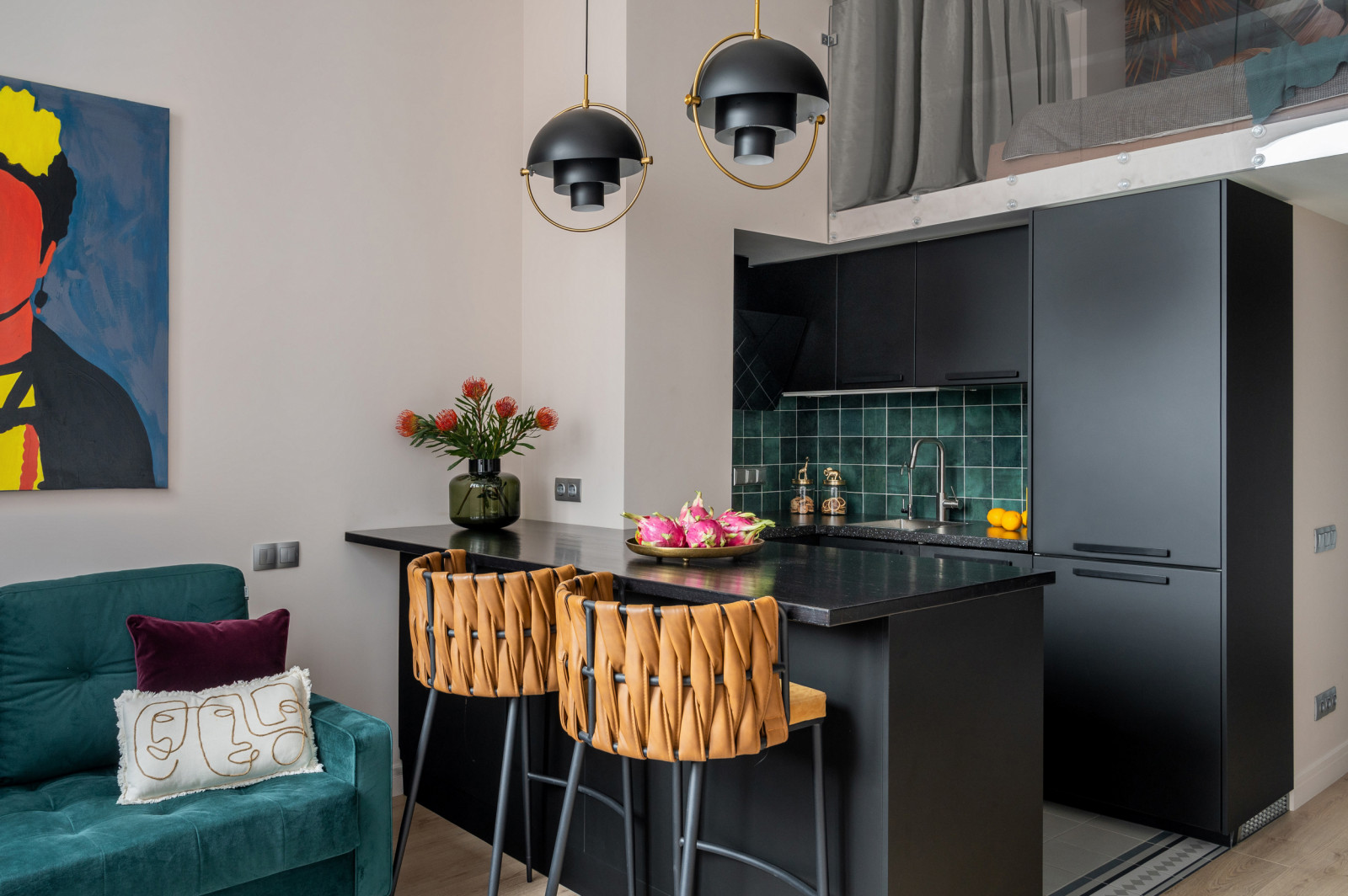 Двухэтажная студия 40 кв. м.