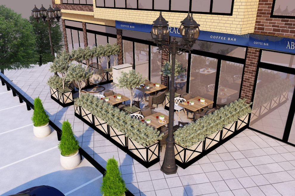 дизайн летнего кафе г.Ессентуки